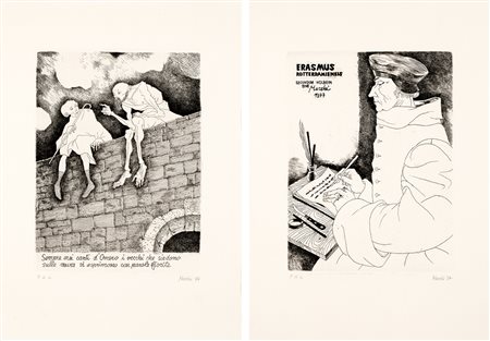 GABRIELE MUCCHI (1899-2002) - Lotto unico composto da 2 incisioni