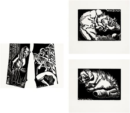 TRUDE WAEHMER (1900-1979)
Lotto unico composto da 3 opere grafiche