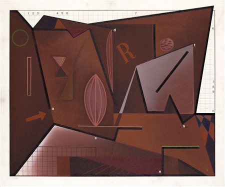 EMANUELE CENTAZZO - Segreti (copia dal vero), 1974