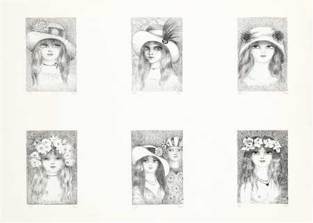 FELICITA FRAI (1909-2010) - Lotto unico composto da 5 litografie