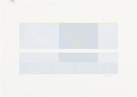 GABRIELE ORTOLEVA (1943) - Progetto per architettura, 1975