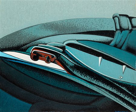 GUALTIERO MOCENNI (1935) - Isola - trappola, 1972