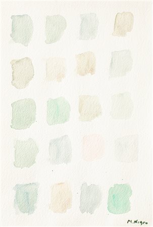 MARIO NIGRO (1917-1992) - Senza Titolo, 1990