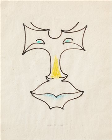 BRUNO MUNARI (1907-1998) - Antenati, 1989