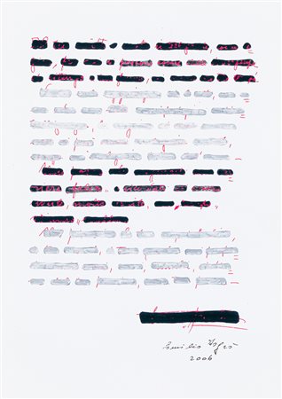 EMILIO ISGRÒ (1937) - Lettera grigia, 2006