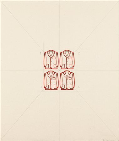 TINO STEFANONI (1937-2017) - Le giacche 18A, 1971