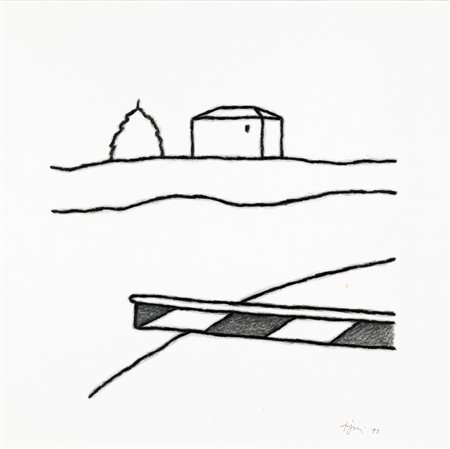 TINO STEFANONI (1937-2017) - Senza Titolo (Sinopia), 1989