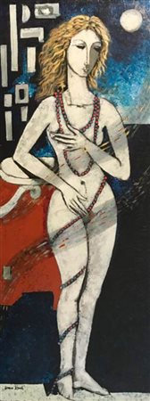 BRUNO LANDI - Venere con perle rosse, 1999