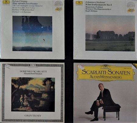 Autori Vari Lotto di 4 vinili in 33 giri: -Johannes Brahms 'Klavierkonzert...