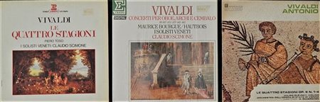 Autori Vari Lotto di 3 vinili in 33 giri di Antonio Vivaldi: - Piero Toso, I...