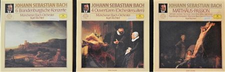 Autori Vari Lotto di 3 vinili 33 giri di Johann Sebastian Bach: - Johann...