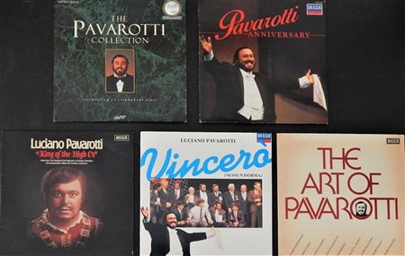 Luciano Pavarotti Lotto di 5 vinili 33 giri: - 'The Pavarotti Collection' -...