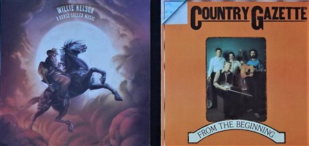 Autori Vari Lotto di 2 vinili 33 giri genere musica COUNTRY: - Willie Nelson...