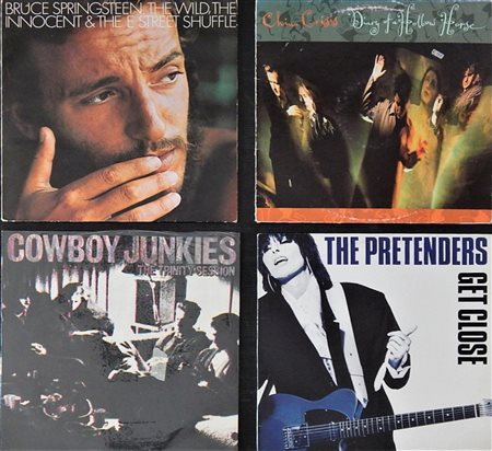 Autori Vari Lotto 4 vinili 33 giri Bruce Springsteen e di genere 'alternative...