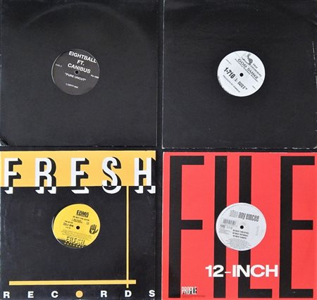 Autori Vari Lotto di 4 vinili 33 giri genere 'hip hop': - Eightball ft....
