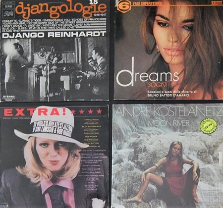 Autori Vari Lotto di 4 vinili 33 giri (2 di chitarristi jazz e 2 genere...