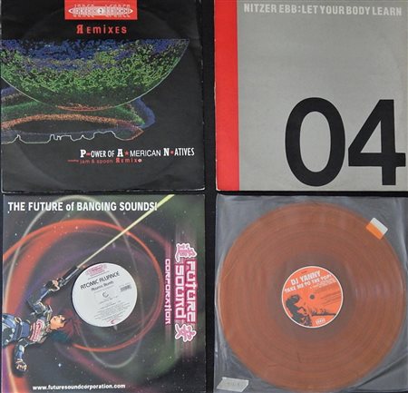 Autori Vari Lotto di 2 vinili 33 giri e 2 vinili 45 giri genere 'musica...