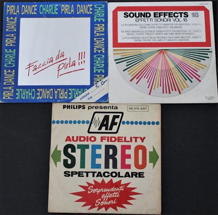 Autori Vari Lotto di 3 vinili 33 giri, misti: - Charlie, Pirla Dance - Audio...