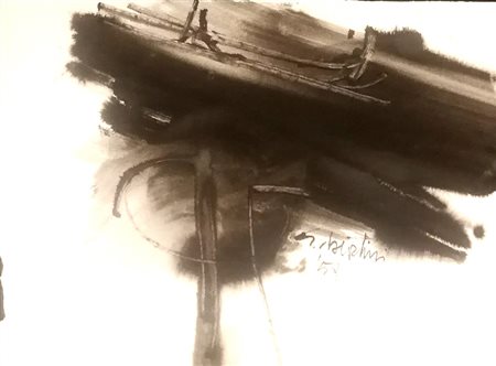 Gianni Bertini, Senza Titolo, 1959