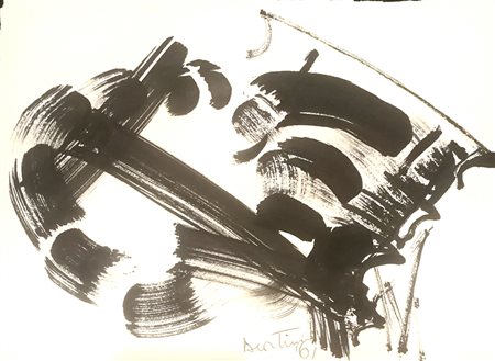 Gianni Bertini, Senza Titolo, 1961