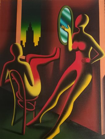 Mark Kostabi, Compound theory of legs, 2001