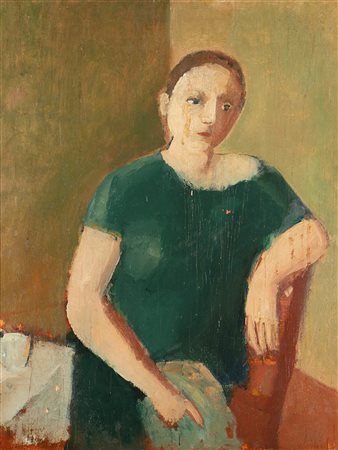Virgilio Guidi (Roma 1891-Venezia 1984)  - Figura di donna, 1934-1935 