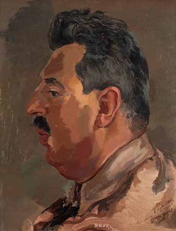 George Grosz (Berino 1893-Berlino 1959)  - Ritratto di Erich Cohn, 1937