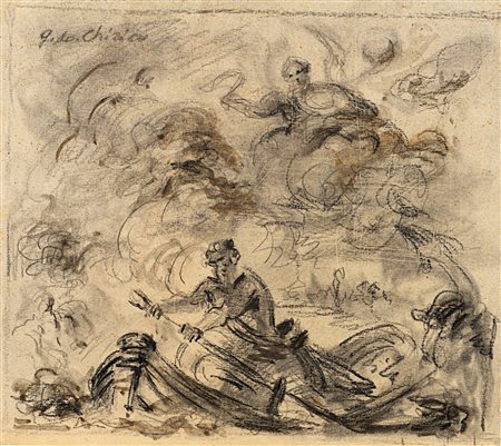 Giorgio de Chirico (Volos 1888-Roma 1978)  - Il nocchiero, half 50s