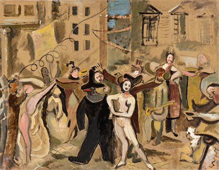 Louis Latapie (Tolofa 1891-Avignone 1972)  - Carnevale, 1935