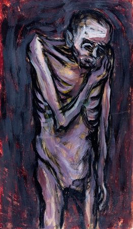 José Clemente Orozco (Ciudad Guzmán 1883-Città del Messico 1949)  - Bozzetto per: "La conquista dei Peones"