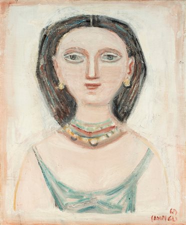 Massimo Campigli (Berlino 1895-Saint-Tropez 1971)  - Senza titolo, 1969