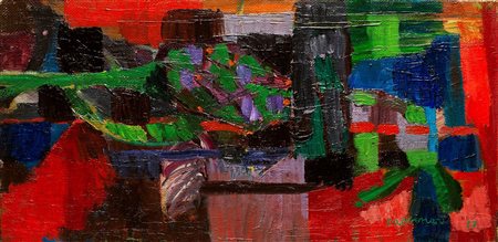 Bruno Cassinari (Piacenza 1912-Milano 1992)  - Natura morta, 1957