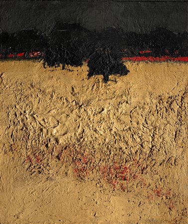 Carlo Mattioli (Modena 1911-Parma 1994)  - Paesaggio d'estate, 1978