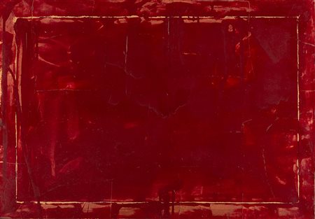 Mario Schifano (Homs 1934-Roma 1998)  - Rosso, half 70s