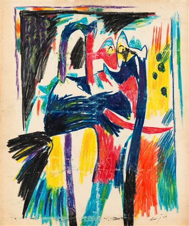 Gianni Dova (Roma 1925-Pisa 1991)  - Senza titolo, 1959