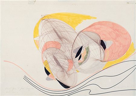 Roberto Crippa (Monza 1921-Bresso 1972)  - Studio per i più leggeri dell'aria