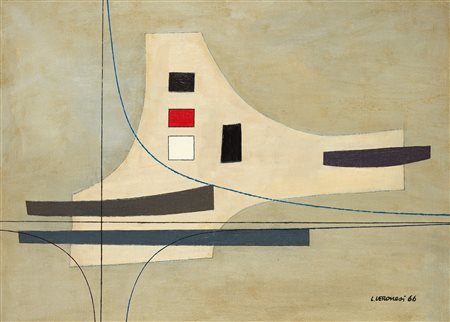Luigi Veronesi (Milano 1908-1998)  - Variazione complementare n. 5 (n. archivio 559), 1966