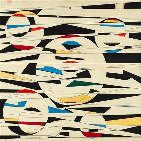 Roberto Crippa (Monza 1921-Bresso 1972)  - Geometrico, 1950