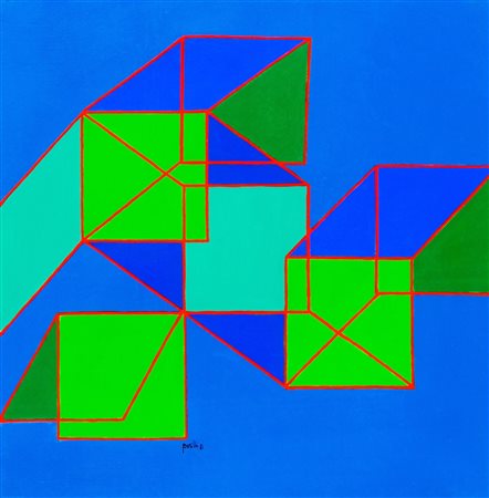 Achille Perilli (Roma 1927)  - La risonanza della dissonanza, 1981