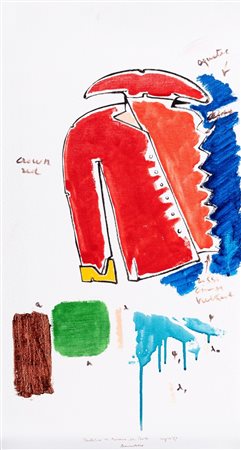 Gianfranco Baruchello (Livorno 1924)  - Tentativo per Faraone, 1987