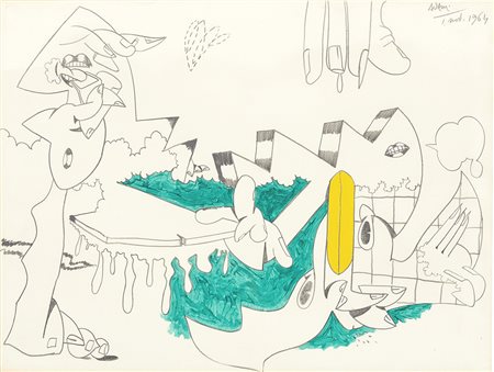 Valerio Adami, Senza titolo