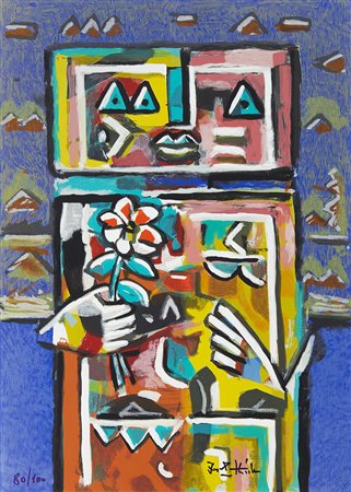 Ibrahim Kodra, Dono di un fiore