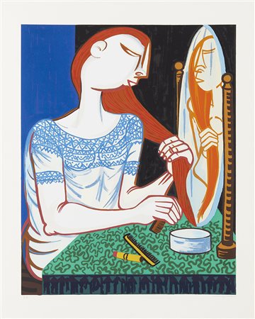 Giuseppe Migneco, Donna allo specchio