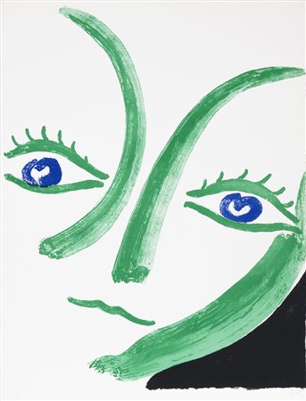 Virgilio Guidi, Grande testa verde