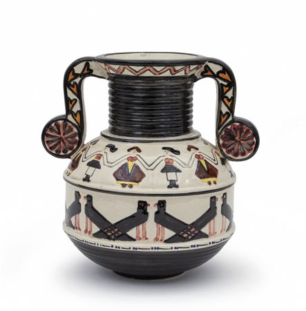 GIOVANNI CUCCA<br>Un vaso in ceramica, 