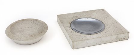  FRATELLI MANNELLI <br>Due posacenere, anni '70. 