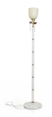 UNA LAMPADA DA TERRA, anni '50. <br>Alabastro, 