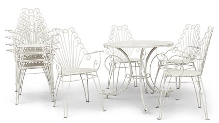 UN SET DA GIARDINO, anni '60. <br>Composto da un 