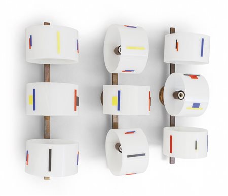 ANGELO BROTTO<br>Tre lampade da parete per 