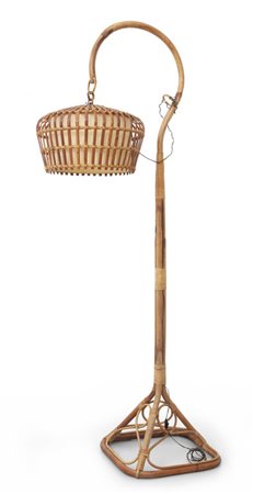  UNA LAMPADA DA TERRA, anni '60. <br>Malacca, 